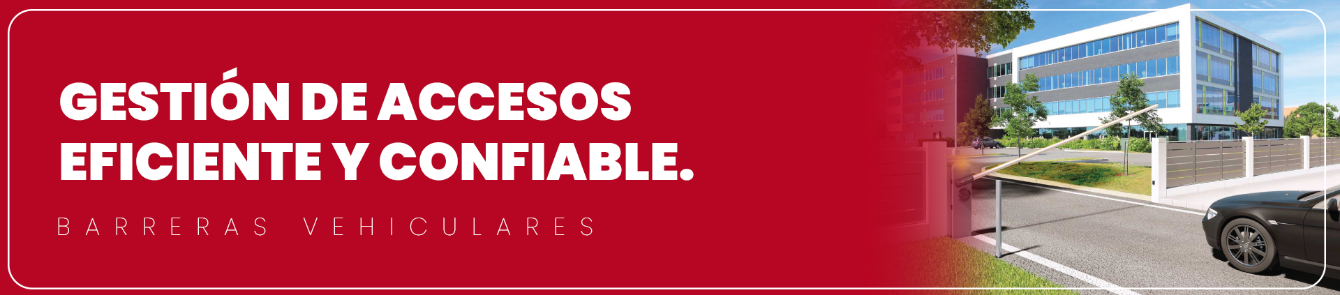 banner barrera vehicular beninca